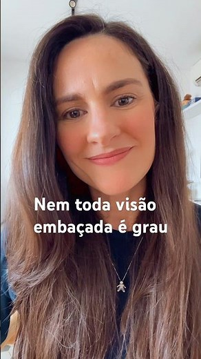 Nem toda visão embaçada é só grau.