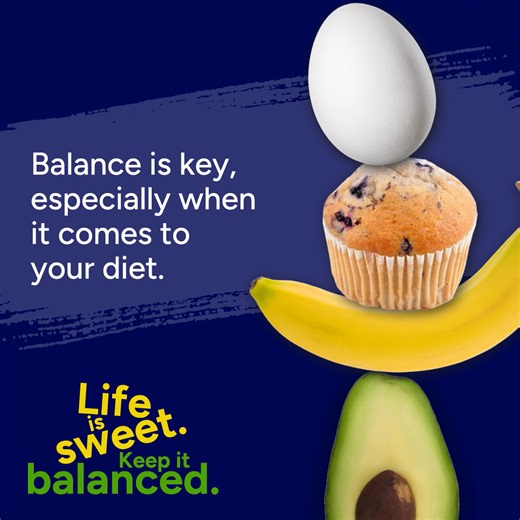 LIFE IS SWEET. KEEP IT BALANCED: Today, in partnership with our friends at The Sugar Association, we continue a 10-part series of posts aimed at educating consumers about the Dietary Guidelines recommendations for added sugars intake and the role of #RealSugar in a balanced diet. #DYK taking a balanced approach to eating and physical activity, making room for indulgence,s and avoiding anything in excess, are keys to a healthy lifestyle. That's why we say "Life is Sweet. Keep it Balanced." Learn 