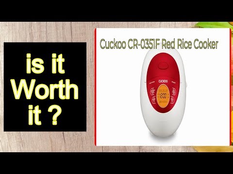 Cuckoo CR-0351F Red Rice Cooker Features - Important Information