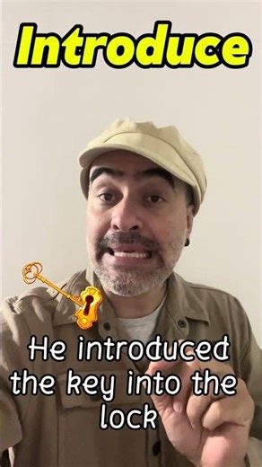 How do you say INTRODUCE YOURSELF in English? / You won't believe it