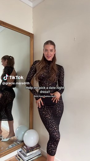 Gorgeous Fashion Nova Date Night Dresses | Griselda Lace Midi & Classic And Fantastic Maxi Dress