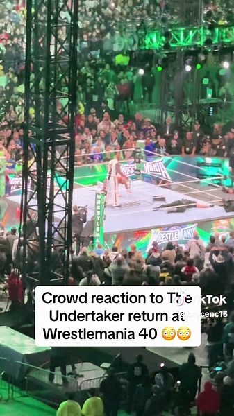 The Undertaker Returns at WrestleMania 40 - Crowd Reaction and Epic Moments