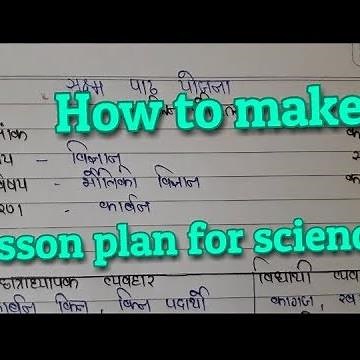 How to make lesson plan for b.ed MICRO TEACHING