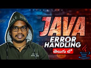 Error Handling in Java Telugu