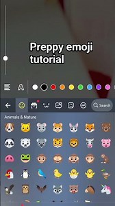 preppy emoji tutorial