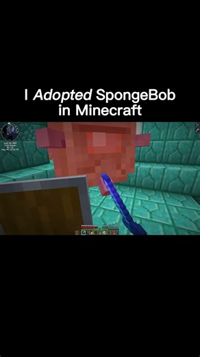 How To Summon SpongeBob in Minecraft😒 #minecraftfunnymoments #touchthedirt
