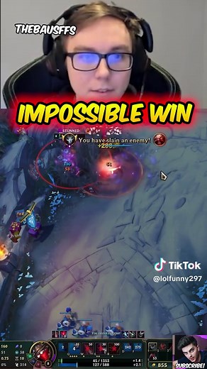 Craziest 1v1 Win in League of Legends Gameplay