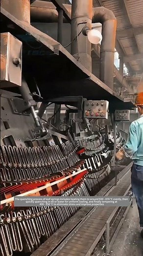 Leaf Springs Mechanically Quenching Technique !