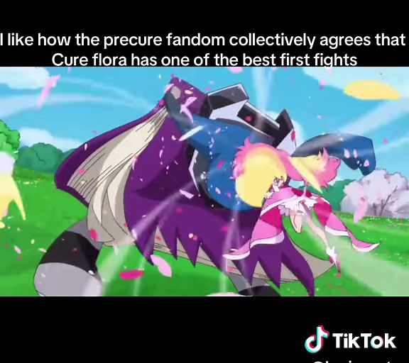 #precure #precurefights #magicalgirl #mahoushoujo #goprincessprecure ##cureflora #precurefirstfight