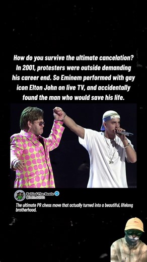 The performance that saved Eminem's career. #Eminem #EltonJohn #HipHopHistory #Grammys