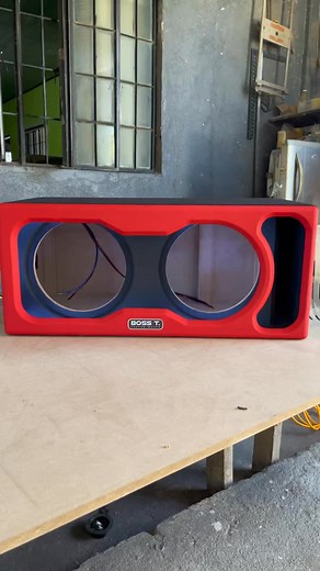 Dual 12 slot ported 32hz tuned | Boss T. Custom works Subwoofer Box and Car Audio set up