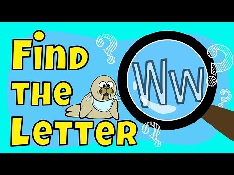 Alphabet Games | Find the Letter W