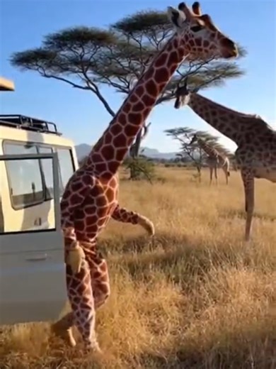 Costume in giraffe 🦒😂🤣 #Viral #funny #animallovers #funnyvideo #aianimal