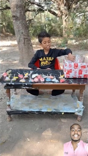 Arya Sara lollipop le liya“Building Wooden Log Cabin in Forest 👽🌲 | Survival House Step by Step”