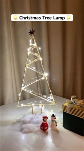 DIY 🌟 Christmas Tree Lamp 🌟