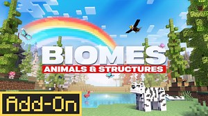[Add-On]Biomes, Animals & Structures-我的世界市场包免费下载-Minecraft Marketplace Biomes,