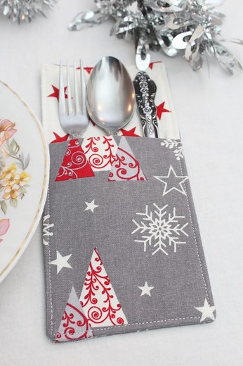 DIY cutlery holder sewing tutorial
