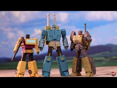 Magic Square MS-B53 Bruticus Combiner Night Tracer Onslaught【Transformers Stop Motion Animation】