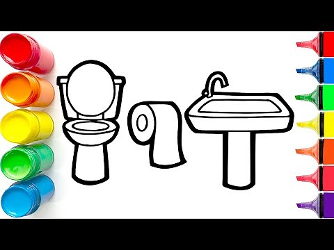 How to Draw Bathroom Fixtures | Easy Step-by-Step Tutorial