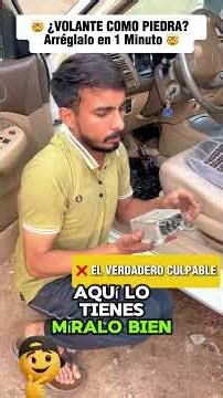 ¿Volante DURO? Arréglalo en 1 MINUTO (Secreto de Taller) 🛑#shorts