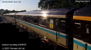 ⚠️Diesel Gala Arrival⚠️ Locomotive Services Group #Class47 47712 'Lady Diana Spencer' #ScotRail #MK3 Push-Pull set has arrived for this weekends The Keighley and Worth Valley Railway (official) Diesel Gala, 5Z47 #Bury to #Keighley. Information at https://kwvr.co.uk/events/dieselgala/ #kwvr #KWVRDieselGala | Railcam