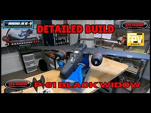 DYNAM P-61 BLACK WIDOW COMPLETE DETAILED BUILD