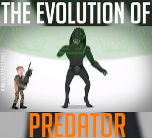 The evolution of The Predator! 勞 Credit:: Tell it Animated | It's All Gaming | Facebook