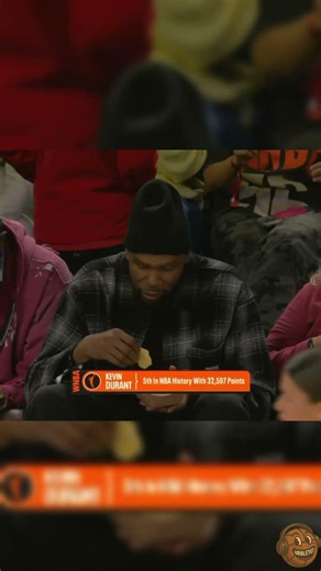 Kevin Durant was in attendance for the Los Angeles Sparks game, showing support for the WNBA. 🔥🙌🏾