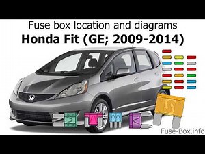 What is the fuse diagram for the Honda Fit?