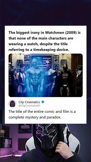 Watchmen 2009 Irony That None of the Main Characters Are Wearing a Watch