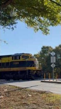 NS #1069! The Virginian leads train 28N through Harrisburg