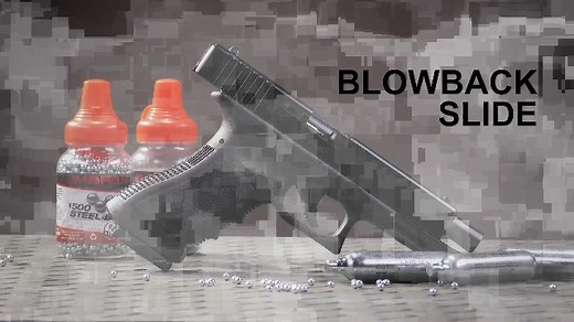 Watch GLOCK 17 Blowback .177 Caliber BB Gun Air Pistol on Amazon Live