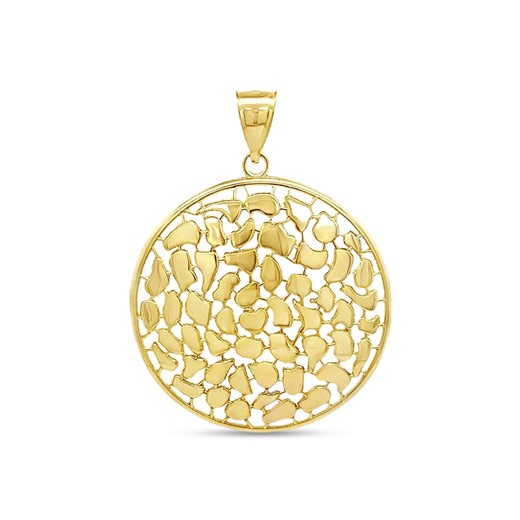 14k Solid Gold Cheetah Pendant. - Etsy