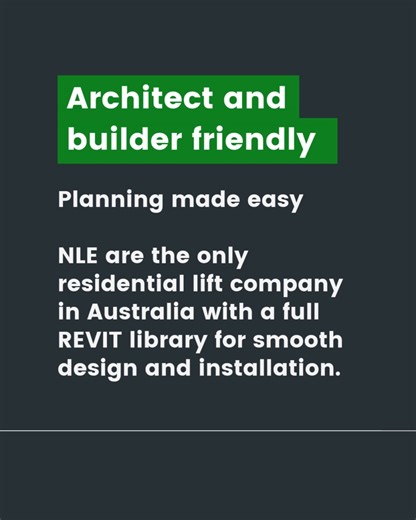 Our partnership with HIA is an exciting opportunity to collaborate and bring innovative, customisable home elevators to Australians. 🤝 | Next Level Elevators