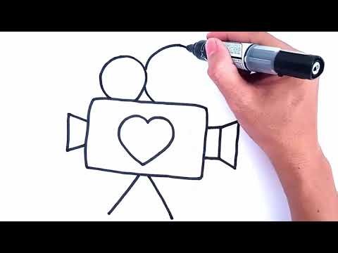 How to Draw a Camera Step by Step | Easy Camera Drawing for Kids | Simple Camera Drawing