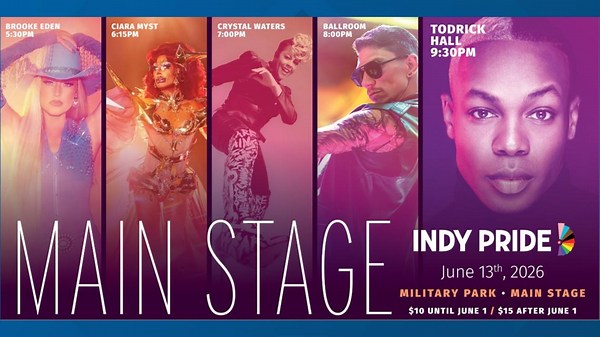 Indy Pride announces headliners for 2026 festival in downtown Indianapolis