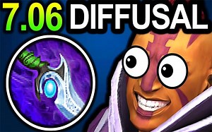 超级鱼塘野路子 散失 敌法  削蓝削蓝！PS：不叠加（DIFFUSAL ANTIMAGE DOTA 2 PATCH 7.06 NEW META GAMEPLAY