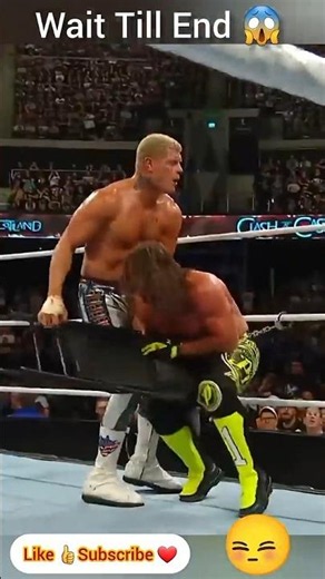 Do u want to Quit AJ, Revenge of Cody | i Quit wrestling match of Cody vs AJ styles.#wrestling