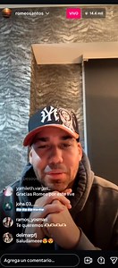 Romeo Santos se hizo presente y nos dejó una sorpresita la noche de este martes... 😍😍😍 Quién vio el live en vivo? #RomeoSantos #Live | Romeo Santos CDMX