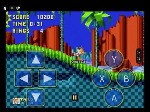 Classic sonic simulator gameplay