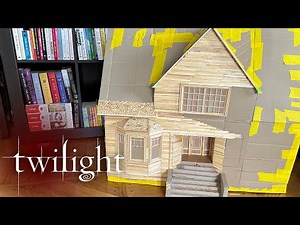 Twilight Bella’s Swan House Made of Cardboard | DIY Miniature Craft