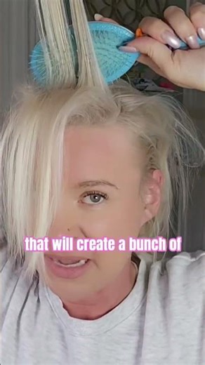 How to tease your hair 😘♥️ #shorts #teasedhair #hairtips
