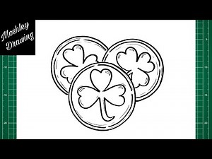How to Draw St. Patrick's Day Gold Coins