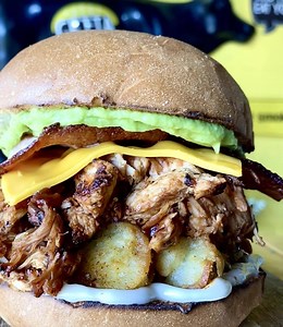 2.3K views · 41 reactions | Don't forget to give this weeks special, the Getta FIESTY J, a go before it runs out! With super succulent pulled chicken and fried jalapenos, try it next time you're in store 襤 Guacamole Bacon Cheese BBQ Sauce Pulled Chicken Fried Jalapenos USA Mayo | Getta Betta Co | Facebook