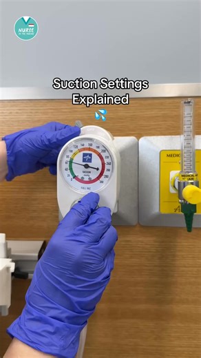 💦 Suction Settings Explained We use suction for more than one reason! We use it to clear secretions and clear upper and even lower airways. We also use suction with the GI tract. Depending on the use, the suction settings change. Respiratory Settings = Higher suction: Adults