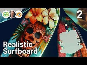 I Made Realistic Surfboards using Blender Part 2