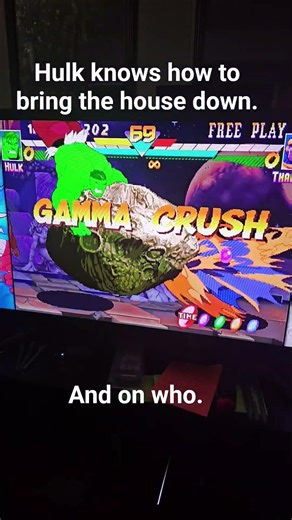 #hulk knows how to #smash #marvel #hulk #marvelsuperheroes #marvelvscapcomfightingcollection