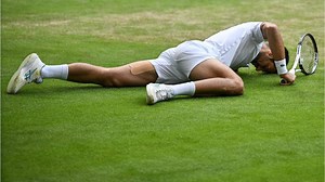 Novak Djokovic smashes racket after going down to young Alcaraz