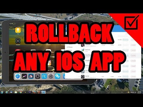 ✅How to roll back IOS Apps to previous versions
