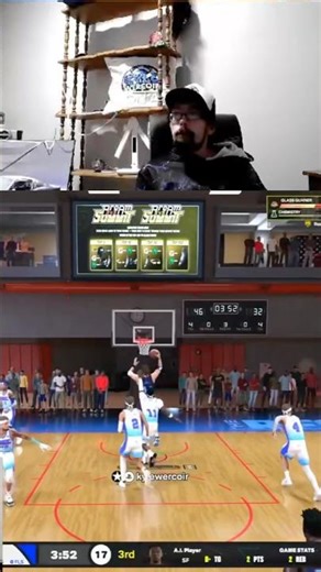 NBA2K26 The Rec Huge Block Leads to Fastbreak Dunk! #nba2k26 #shorts #gameplay #nba #edit #2k